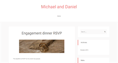 Desktop Screenshot of michaelanddaniel.com