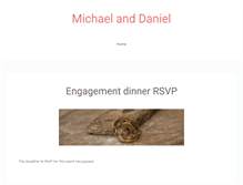 Tablet Screenshot of michaelanddaniel.com